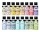 FolkArt Multi Surface Acrylic Paint Set Pastel Colors Count 2 Fl Oz Pack of 16