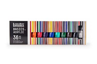 Liquitex BASICS Acrylic Paint Set 36 x 22ml 074oz Tube Paint Set