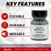 Angelus Metallic Leather Paint 1 oz Pewter
