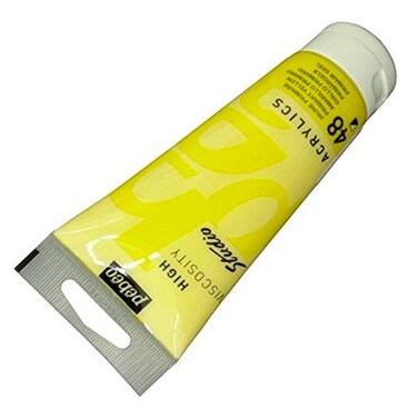 PEBEO Acrylic Fine Studio Acrylics Opaque Primary Yellow Opaque Primary Yellow 100ml338oz 831048