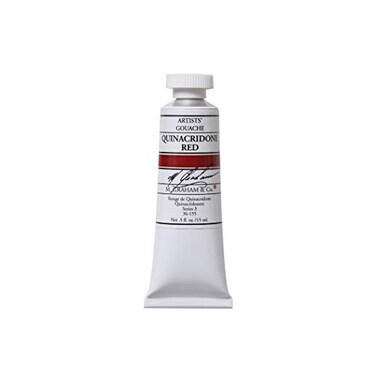 M. GrahamCo. M Graham 12Ounce Tube Gouache Paint Quinacridone Red