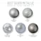 FolkArt Best of Silvers Acrylic Craft Paint Set Featuring 5 Premium Silver Paint Formulas 96423
