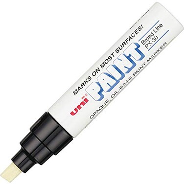 DYMO UniPaint PX30 OilBased Paint Marker Broad Point Black 1Count