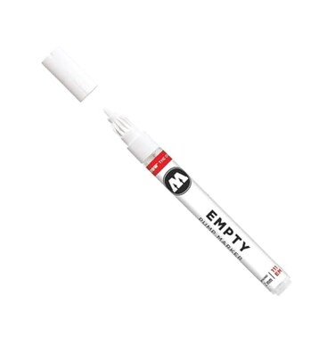 Molotow ONE4ALL Empty Acrylic Paint Marker 2mm Use with Molotow ONE4ALL Acrylic Paint Refill Sold Separately 111000
