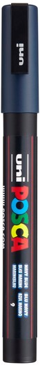 posca Acrylic Paint Marker PC3M Fine tip Navy Blue PX202309000