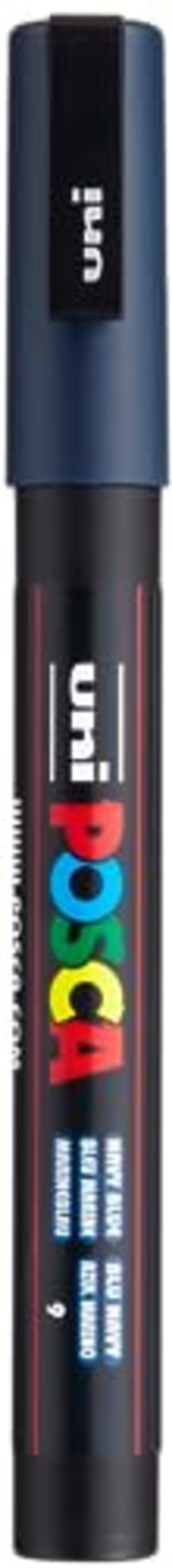 posca Acrylic Paint Marker PC3M Fine tip Navy Blue PX202309000
