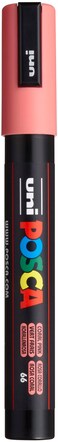 posca uni POSCA PC5M WaterBased Paint Markers Reversible Medium Tip 1825mm Coral Pink