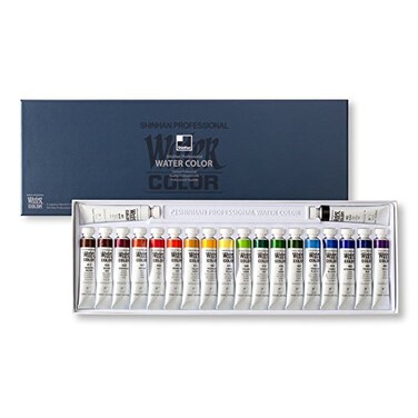 ShinHan Professional Watercolor Paint 12ml Tubes 20 Color Set
