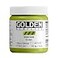 GOLDEN Heavy Body Acrylics by Green Gold 4 fl oz Jar Professional Acrylic Paint Transparent
