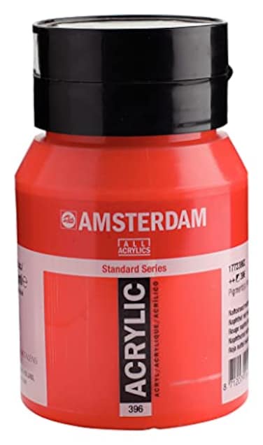 Amsterdam Standard Series Acrylic Jar 500ml Naphthol Red Medium 396 17723962