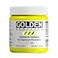 GOLDEN Heavy Body Acrylics Fluorescent Chartreuse 4 fl oz Jar Professional Acrylic Paint Transparent