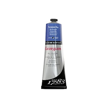 Daler Rowney Georgian Oil Paint Gorgeous Colors 225ml Permanent Blue