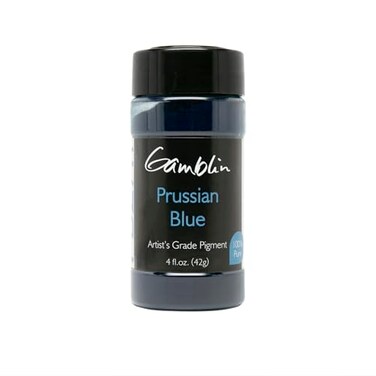 Gamblin Dry Pigment 4 Oz Prussian Blue