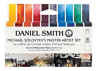 Daniel Smith Extra Fine Watercolor Michael Solovyev Master Artist Set of 10 5 ml Tubes