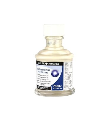 Daler Rowney Art Masking Fluid 75 ml White 254 Fl Oz Pack of 1