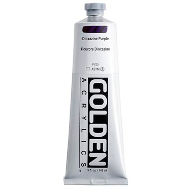 Golden Heavy Body Acrylic Dioxazine Purple 5 oz Tube