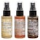 Ranger Tim Holtz Distress Oxide Sprays 3 Colors Including Antique Linen Tea Dye and Walnut Stain Bundle of 3 Items