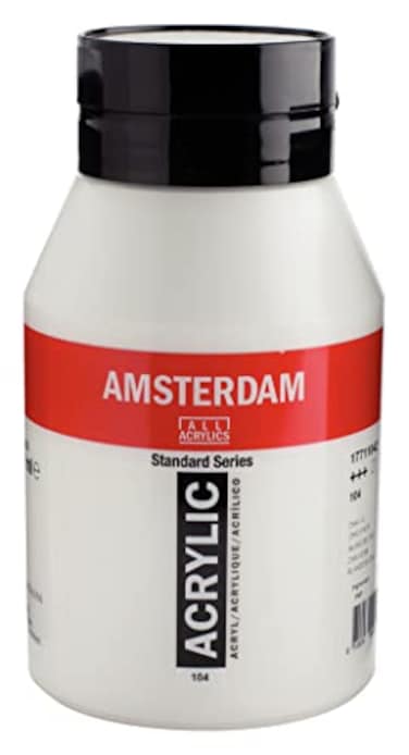 Amsterdam Standard Series Acrylic Paint Zinc White 104 1000ml Jar