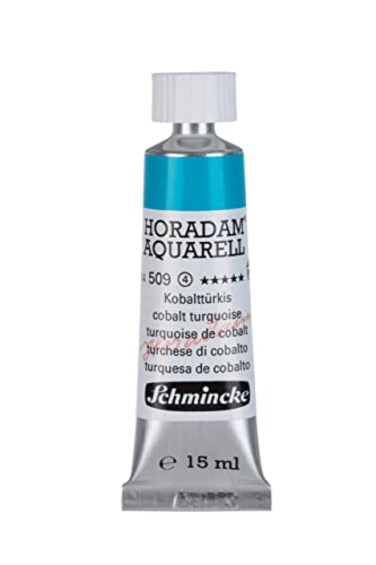 Schmincke HORADAM AQUARELL finest artists watercolours cobalt turquoise 15 ml