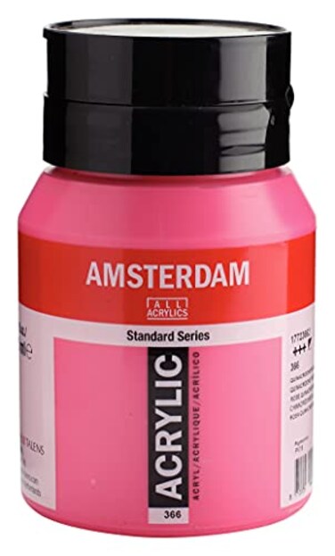 Amsterdam Standard Series Acrylic Jar 500ml Quinacridone Rose 366 17723662