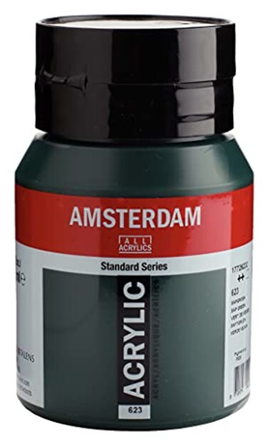 Amsterdam Standard Series Acrylic Jar 500ml Sap Green 623 17726232