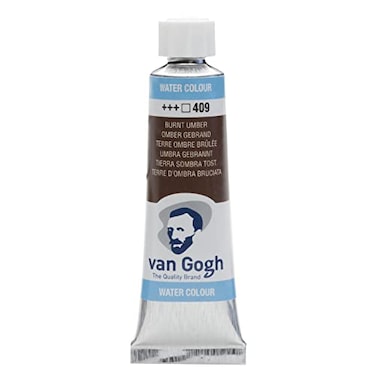 Van Gogh Watercolor Paint 10ml Tube Burnt Umber 409
