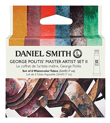 Daniel Smith 285610437 Transparent Watercolor Extra Fine George Politis 6 Color Set 2 02 fl oz 5 ml No 2