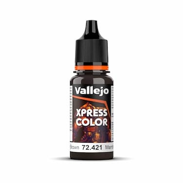 Vallejo Xpress Color Copper Brown 18 ml 06 floz Speedy Application and Drying Vibrant and Saturated Tones Allows Colors to Flow Easily over the Miniature Surface