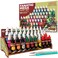 The Army Painter Warpaints Fanatic Mega Set Combo 50 x 18 mL Acrylic Paints incl Skin Tones Metallics Effects Washes 1 Free Paint Station 2 Brushes Model Paint for Warhammer DD