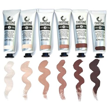 FASTONE Acrylic Skin Tone Paint Set 6 Pack Pro Premades