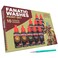 The Army Painter Warpaints Fanatic Washes Set Combo 10 x 18 mL Acrylic Paint incl 1 Brush Model Paint Washes and Shades for Miniature Models Warhammer DD Miniatures