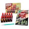 The Army Painter Warpaints Fanatic Washes Set Combo 10 x 18 mL Acrylic Paint incl 1 Brush Model Paint Washes and Shades for Miniature Models Warhammer DD Miniatures