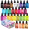 Piccassio Airbrush Paint 30 WaterBased QuickDrying Colors for Artists Beginners Ideal for Wood Ceramic Paper Plaster Canvas Plastic 30 mlbottle