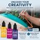 Piccassio Airbrush Paint 30 WaterBased QuickDrying Colors for Artists Beginners Ideal for Wood Ceramic Paper Plaster Canvas Plastic 30 mlbottle