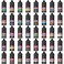 Turbo Dork All Our Metallics Acrylic Paints Bundle Waterbased NonToxic Metallic Finish Paints