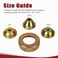ZTTM Texture Sprayer Orifice Tip SetWalBoard Drywall Texture Hopper Gun 3 Nozzle Tips