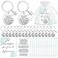 Huquary 24 Sets Starfish Story Gifts Make a Difference Keychains Employee Appreciation Gift with Cards for Coworker