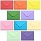 MATICAN Gift Card Envelopes Gummed 100Count Mini Envelopes Paper Business Card Envelopes Bulk Tiny Envelope Pockets for Small Note Cards 10 Colors 4 x 27 Inches