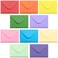 MATICAN Gift Card Envelopes Gummed 100Count Mini Envelopes Paper Business Card Envelopes Bulk Tiny Envelope Pockets for Small Note Cards 10 Colors 4 x 27 Inches