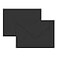 YINUOYOUJIA A7 Envelopes 100 Pack Black Envelopes 5x7 V Flap Invitation Envelopes Perfect for PhotoCards Invitation Wedding Announcements Baby Shower525 x 725 black