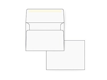 Office Express A2 Invitation Envelopes 4 38 x 5 34 60lb Bright White 1000 Qty