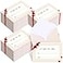 Gueevin 600 Pcs Mini Gift Card Envelopes Holiday Card Sleeves Gift Holder Small Envelopes Bulk for Note Mailing Office Wedding Birthday Party 369 x 269 inRedBow