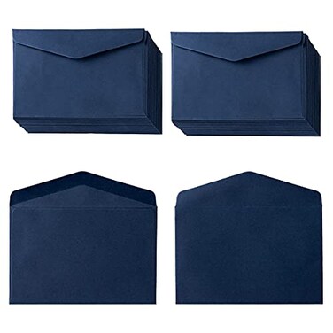 Homtable 120 Pack Mini Envelopes Small Envelopes SelfAdhesive Kraft Paper Tiny Pockets for Business Cards Christmas Holiday Small Gift Cards Invitations Cards413276 Navy Blue