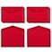 Homtable 120 Pack Mini Red Envelopes Small SelfAdhesive Kraft Paper Envelopes for Valentines Christmas Cards Invitations 413276