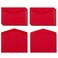 Homtable 120 Pack Mini Red Envelopes Small SelfAdhesive Kraft Paper Envelopes for Valentines Christmas Cards Invitations 413276