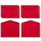 Homtable 120 Pack Mini Red Envelopes Small SelfAdhesive Kraft Paper Envelopes for Valentines Christmas Cards Invitations 413276