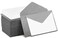 Purple Q Crafts Mini Envelopes Silver 4 x 275 Gift Card Envelopes EasySeal Business CardGift Card Envelopes 140 Pack with Cards