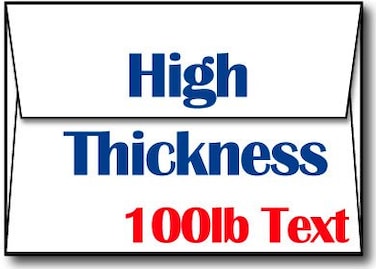 Desktop Publishing Supplies Ultra Thick White A1 Envelopes Sturdy Durable Heavyweight Envelopes for Invitations Greeting Cards 100 Envelopes