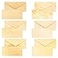 Best Paper Greetings Rectangular Vintage Envelopes Antique Invitation Envelope Designs Bulk Vintage Stationery Set Pack of 48 87 x 4 in Brown
