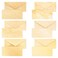 Best Paper Greetings Rectangular Vintage Envelopes Antique Invitation Envelope Designs Bulk Vintage Stationery Set Pack of 48 87 x 4 in Brown